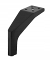 noga do mebli skośna czarny mat