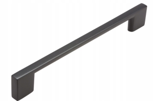 Uchwyt meblowy relingowy loft czarny mat 160 mm