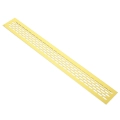 Kratka wentylacyjna meblowa 80x800 mm złoty mat