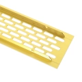 Kratka wentylacyjna meblowa 80x800 mm złoty mat tył