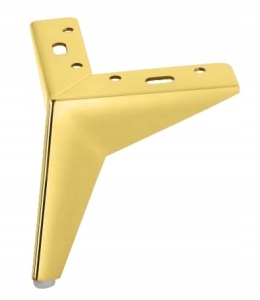 Noga do mebli złota noga meblowa gwiazda H 120 mm