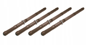 Niewidoczne ramię mocowanie półki proste 10x100 mm podpórka - 4 sztuki