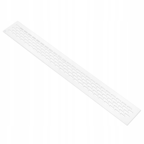 Kratka wentylacyjna meblowa biała 60x800 mm kratka meblowa długa