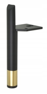 Nóżka meblowa nogi do mebli loft H 195 czarno-złota ELEGANCKA noga meblowa