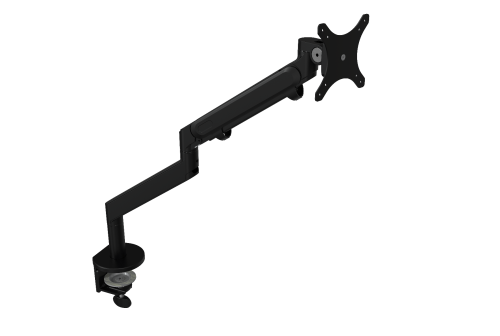 Uchwyt do monitora czarny, uchwyt biurkowy do monitora jakość PREMIUM