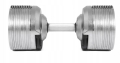 Hantel regulowany premium 23,5 kg srebrny 14 w 1