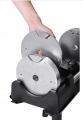Hantel regulowany premium 23,5 kg srebrny 14 w 1