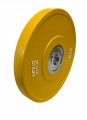 Obciążenie olimpijskie 2x15 KG bumper PRO 15 KG zółty WZMOCNIONY