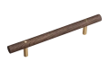 Uchwyt meblowy Hans Thyge &amp; Co Ray 192 mm dąb wędzony mosiądz