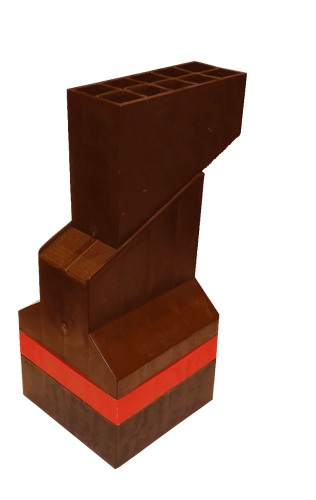 podstawka pod legary tarasowe 187-237 pod legary i taras wentylowany